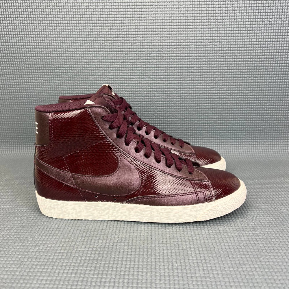 Nike Blazer Mid Premium Snakeskin Leather Womens Sneaker Shoe Sz 8.5 685225-600